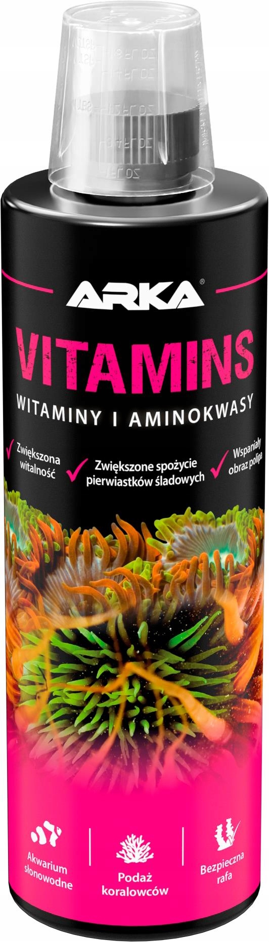 Levně Vitamíny Aminokyseliny Pro Korály A Mořské Ryby, Doplněk Stravy 473 ML