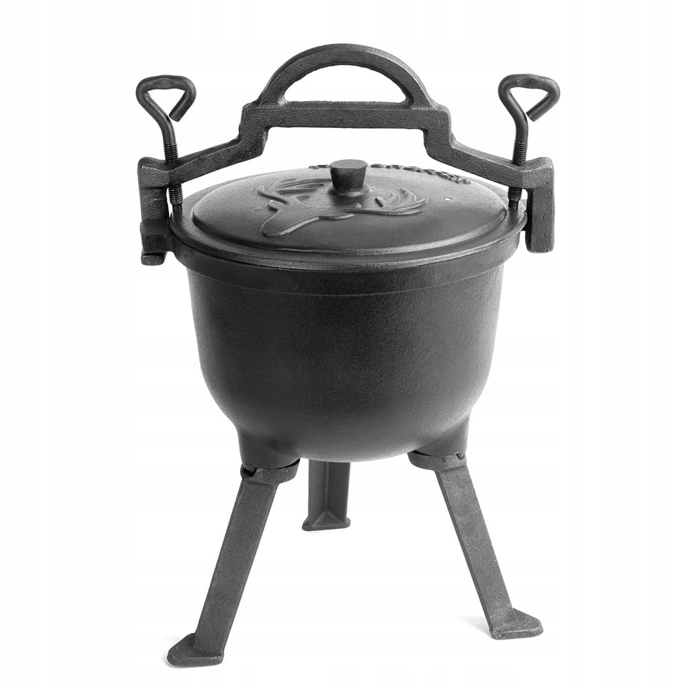 Liatinový lovecký kotlík 5 L Survival Outdoor