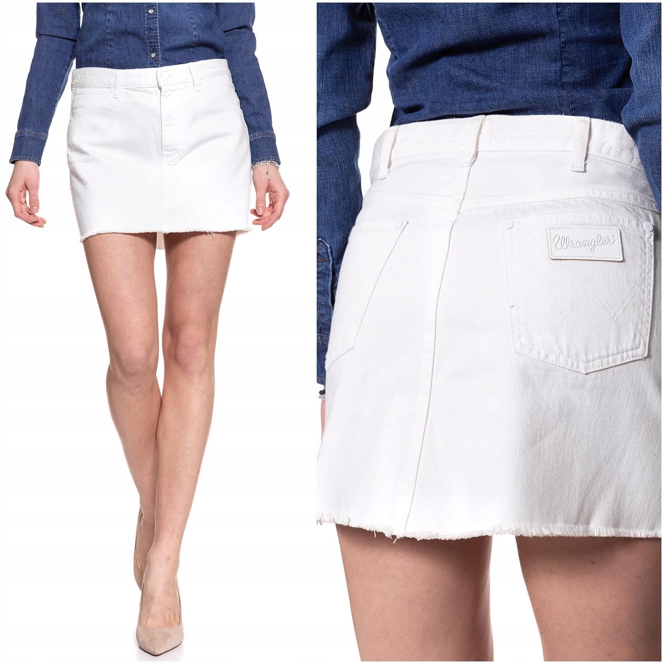 

Wrangler Retro Skirt Damska Spódnica Jeansowa M
