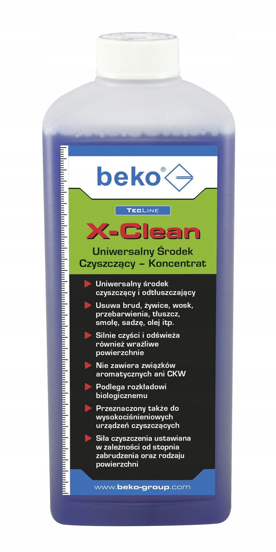 

Preparat czyszczący Beko X-clean 1,0L koncentrat