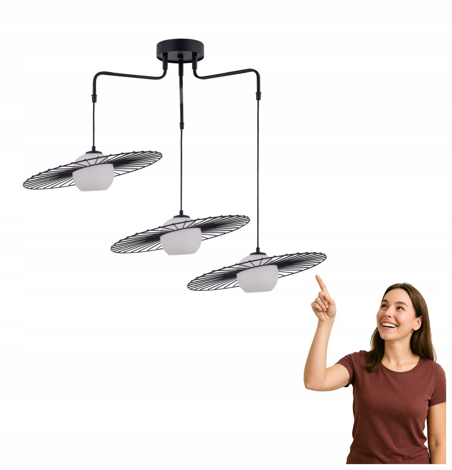 Závesná lampa Sol 3 32181 Sigma Lighting