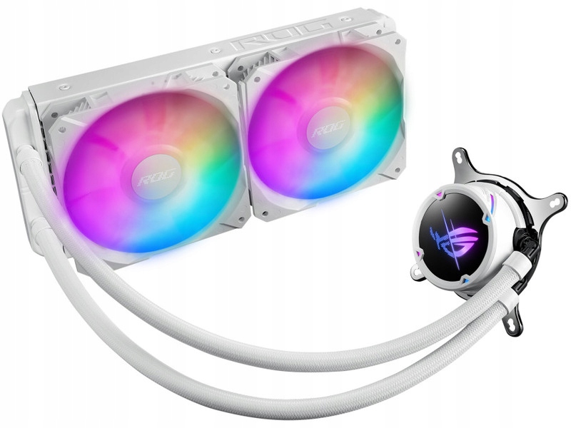 2× Chłodzenie wodne ASUS ROG Strix LC II 240 ARGB White Edition