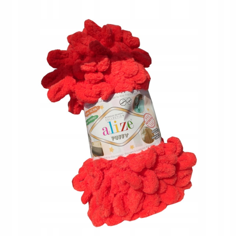Alize Puffy 421 Pomarańczowy Jasny Czerwony