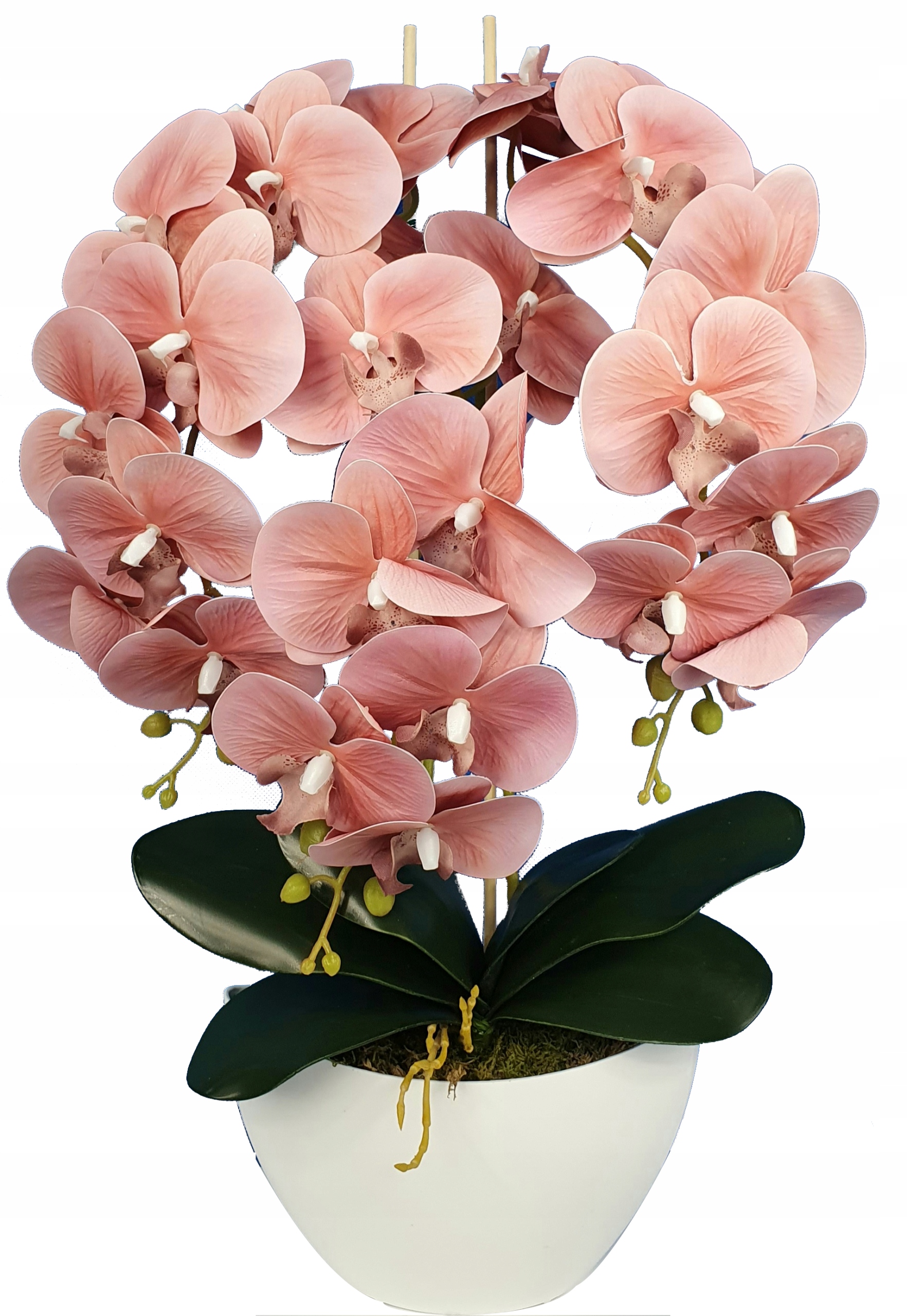 

Storczyk Sztuczny Kwiaty Orchidea 3P guma jak żywy