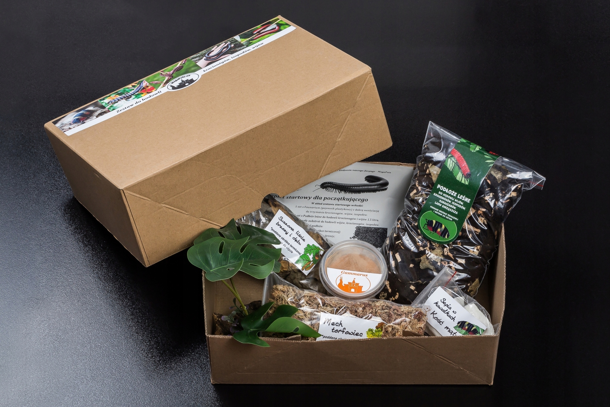 Levně Sada pro chov vijáků, krocionogů, isopodů Stonožka slimáků Gammarus