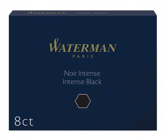 

Waterman Naboje Czarne op 8 sztuk S0110850