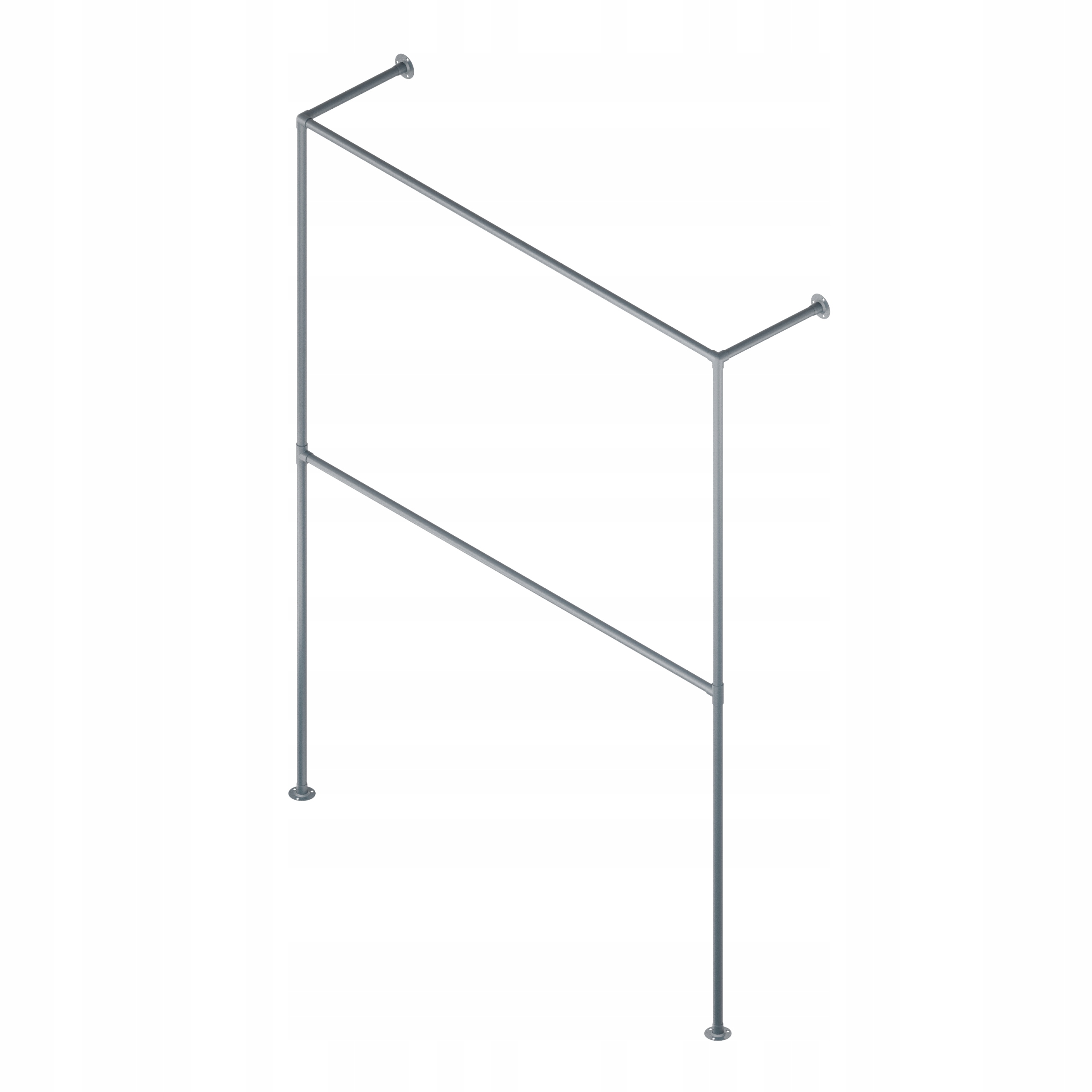 Věšák Na Oblečení Loft 203x150 cm 25 mm Hotse Antracit