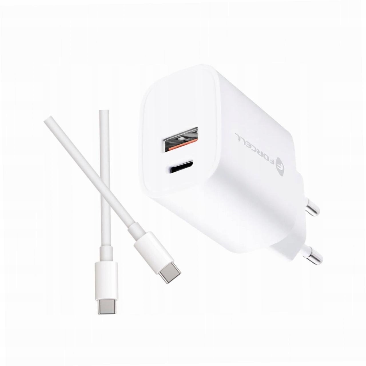 Szybka ładowarka 30W 2 wejścia z kablem Usb-c do Samsung A72 4G