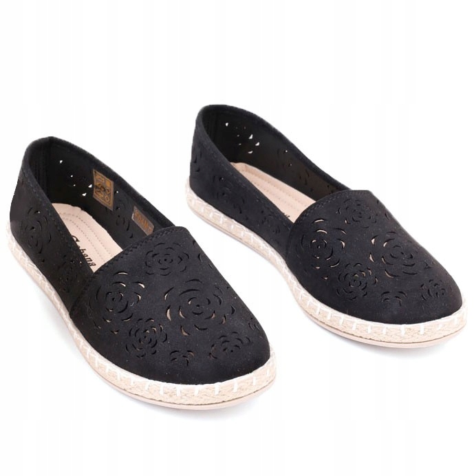 Espadryle czarne 1 Thalia 38