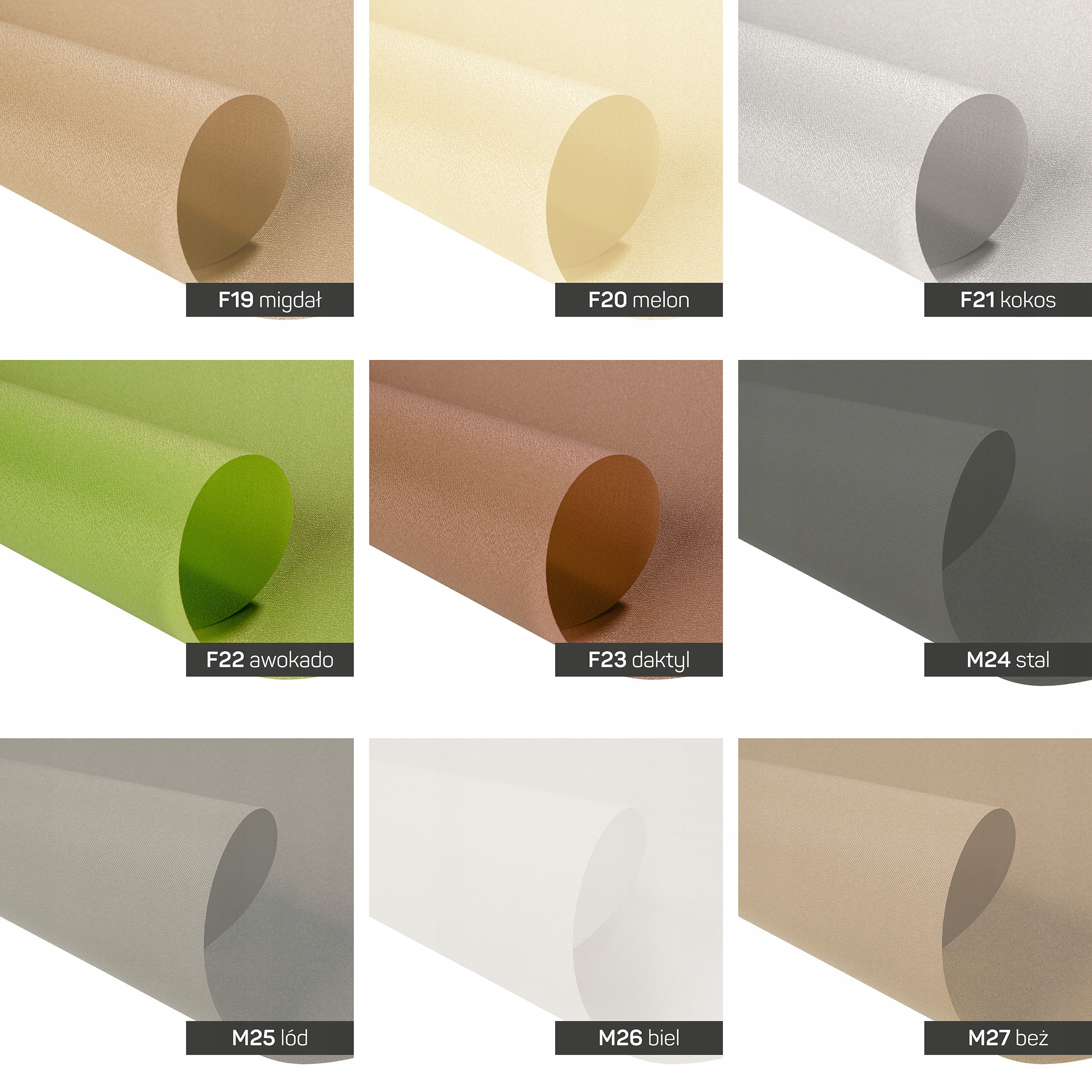 ROLETA MINI W KASECIE PCV WYMIAR DO 150 CM Z PROWADNICAMI WEWNĘTRZNE 2 CM Typ montażu w kasecie