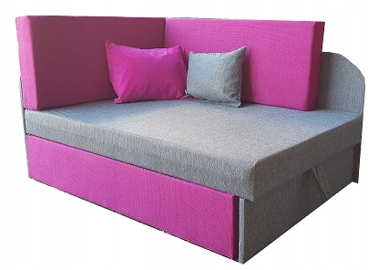 Łóżko dla dziecka sofa dziecięca kubuś 10cm pianka