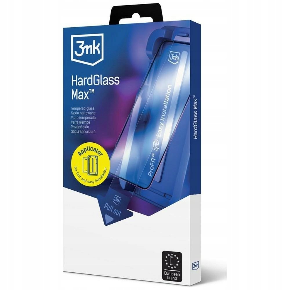 Szkło hartowane 3MK HardGlass Max z aplikatorem do Samsung Galaxy S26 Ultra