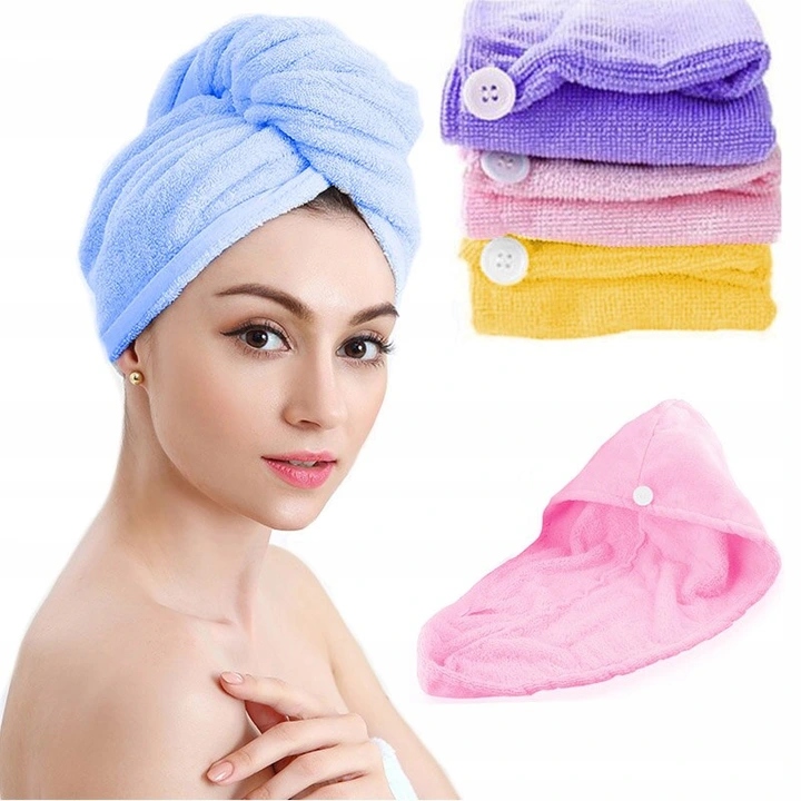 RĘCZNIK NA GŁOWĘ TURBAN DO WŁOSÓW SZYBKOSCHNĄCY KĄPIELOWY MIKROFIBRA Kod producenta ręcznik do włosów U067