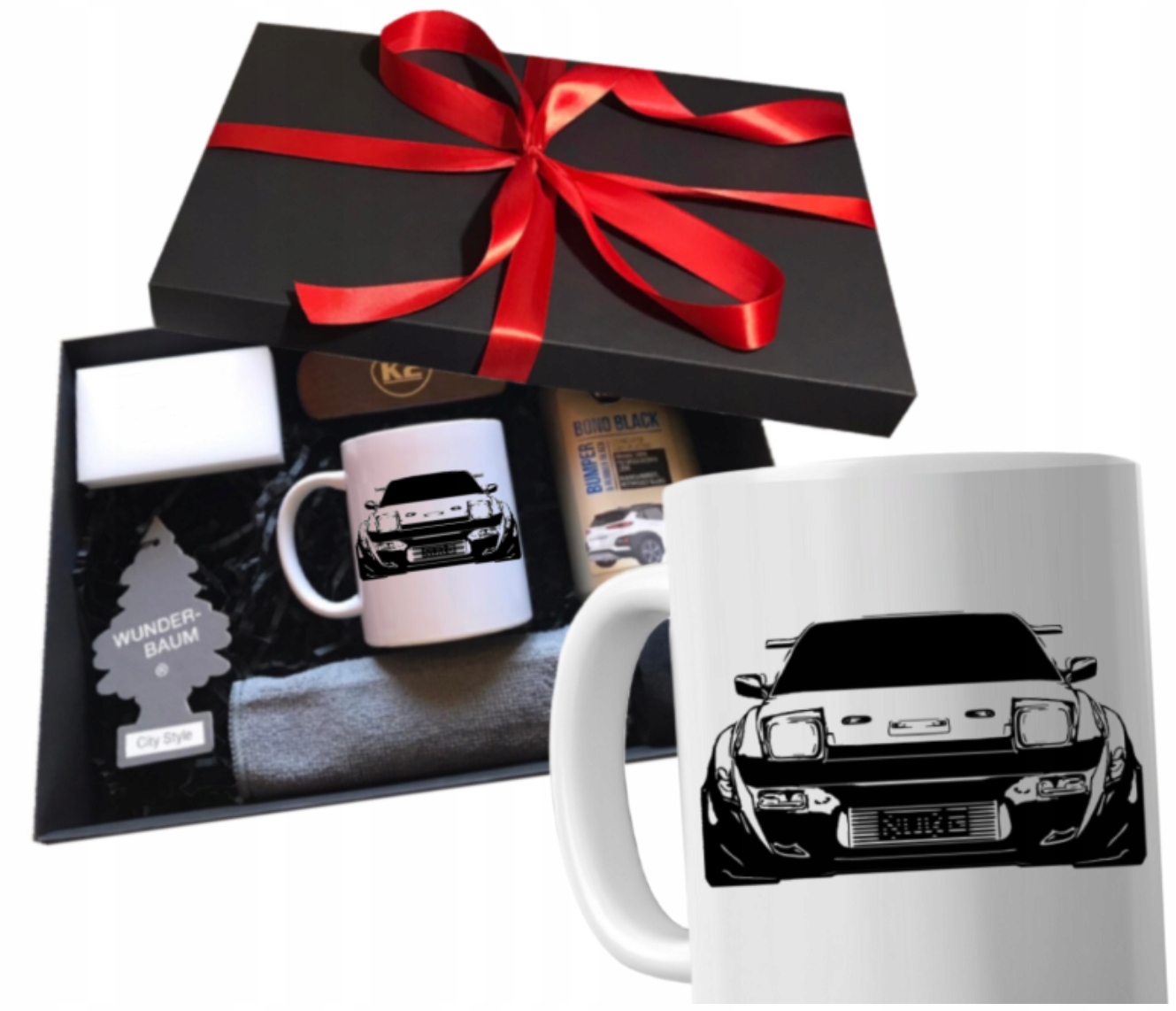 Sada dárek hrnků na narozeniny auta auta 777 Nuke Lambo Rols Gtr