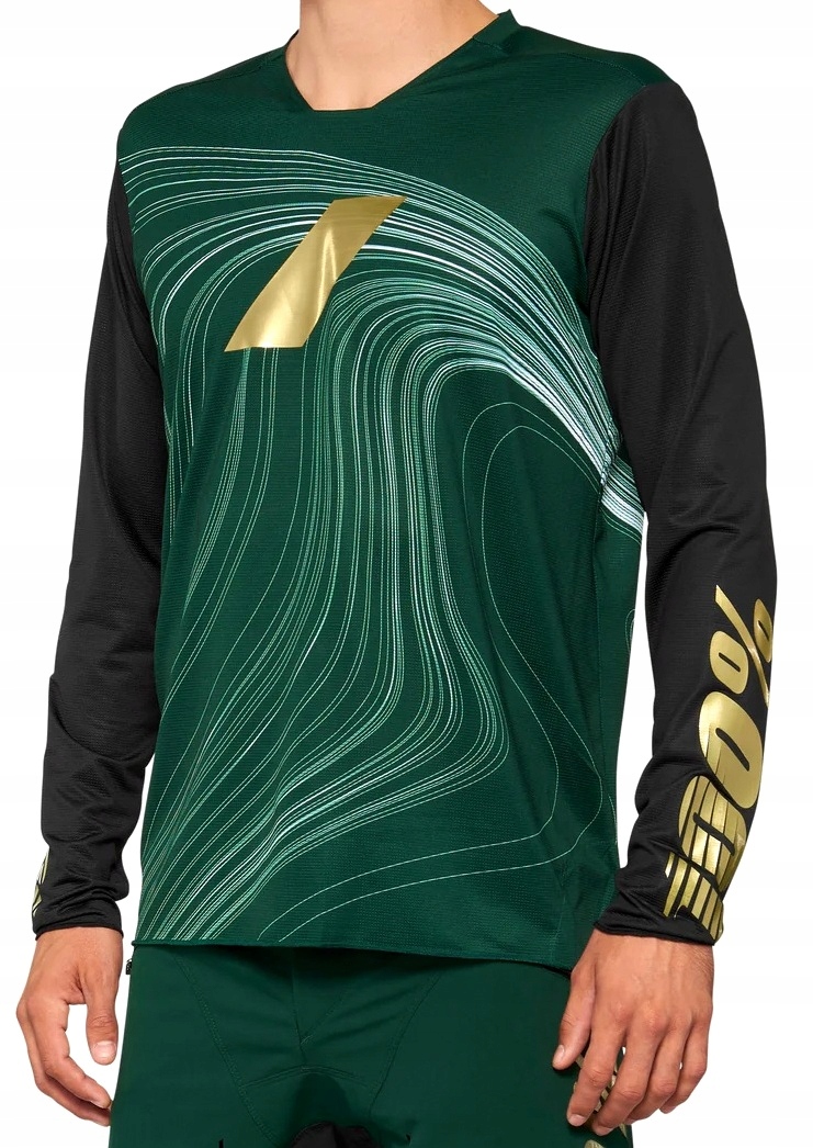 Koszulka 100% R-core X Am Dh Forest Green XL %%%%