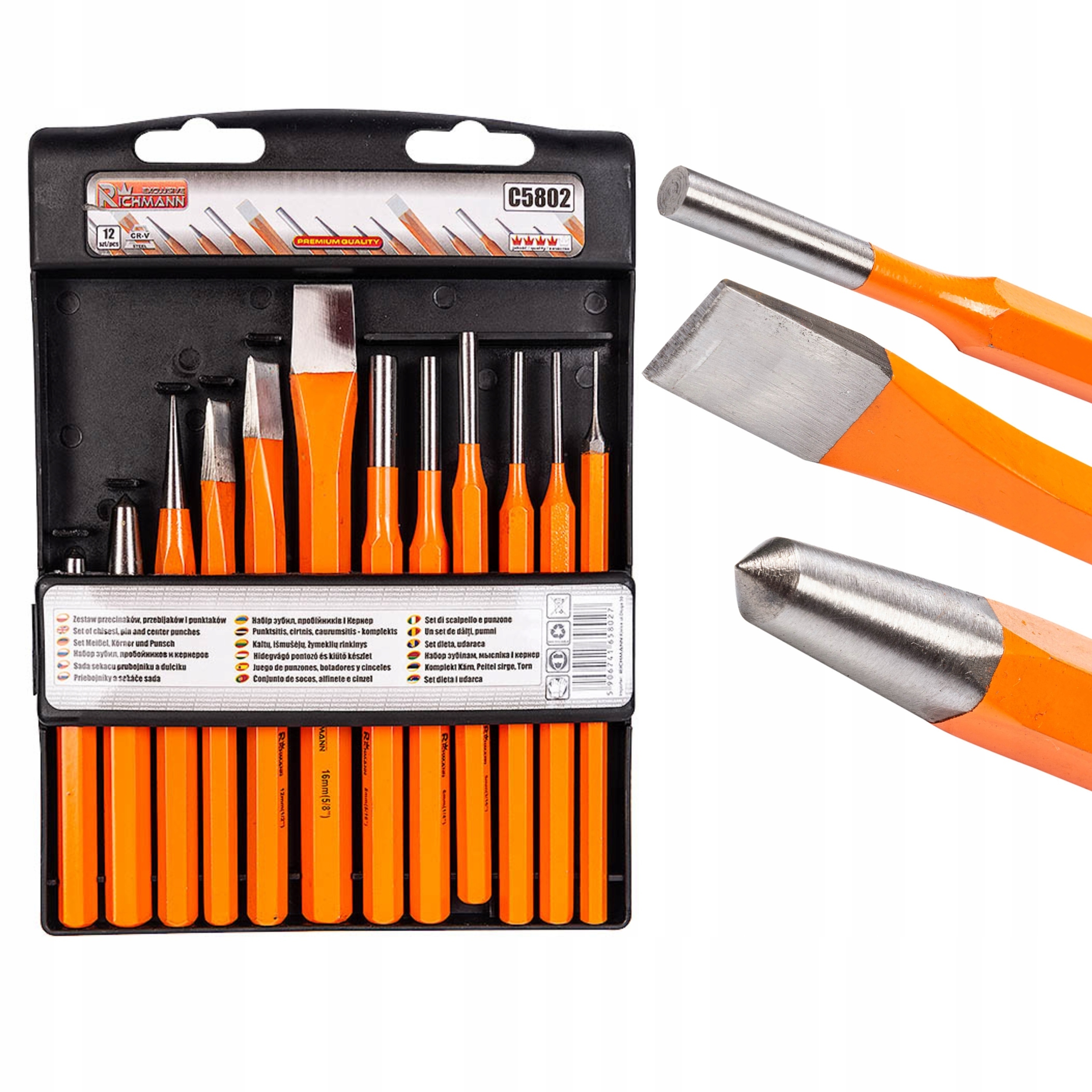 C5802 RICHMANN 12PC набір різаків і кернерів