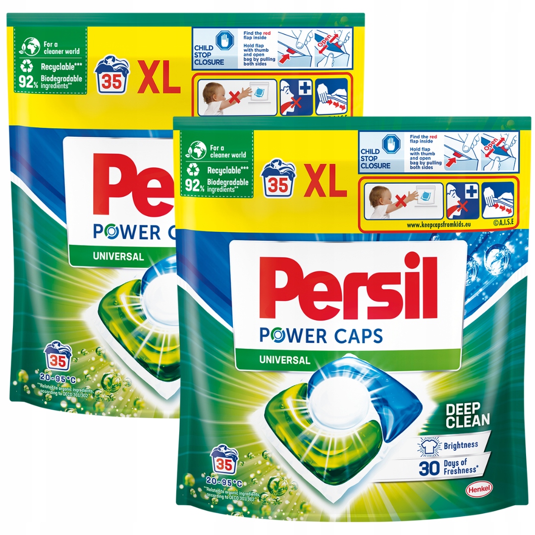 Persil Power Caps Kapsle na praní prádla, sada 70 ks