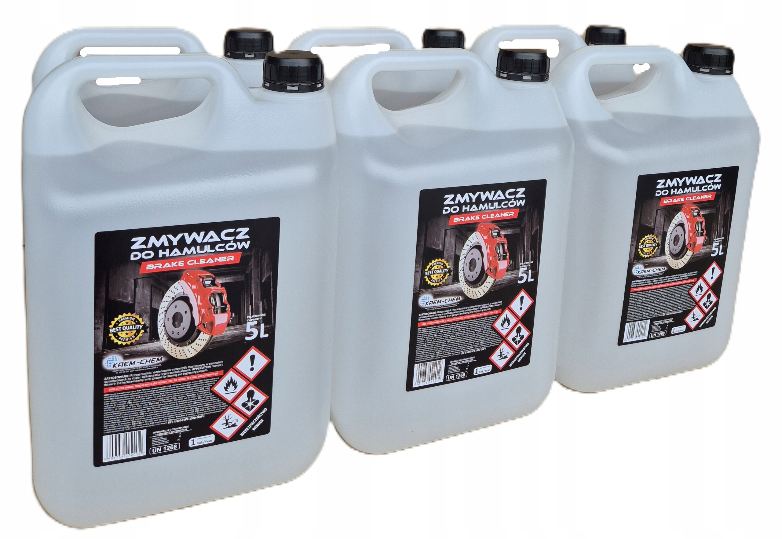 Zmywacz Do Hamulców Brake Cleaner 30L 6x5L