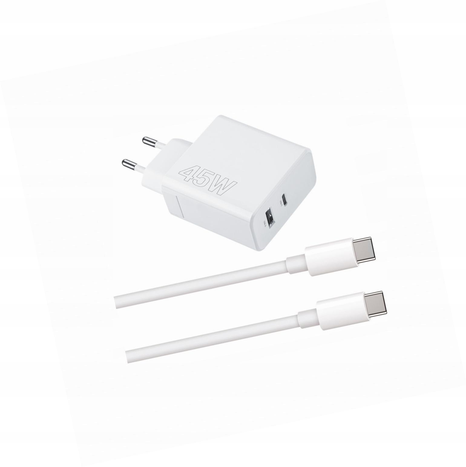 Szybka ładowarka 45W z kablem 1m 2 wejścia do Oppo Reno 7 4G
