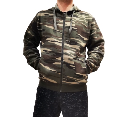 

Bluza Z Kapturem *** Ocieplana *** Moro XXL