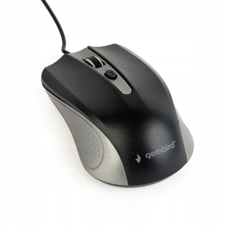 Gembird Mysz optyczna Usb szaro-czarna