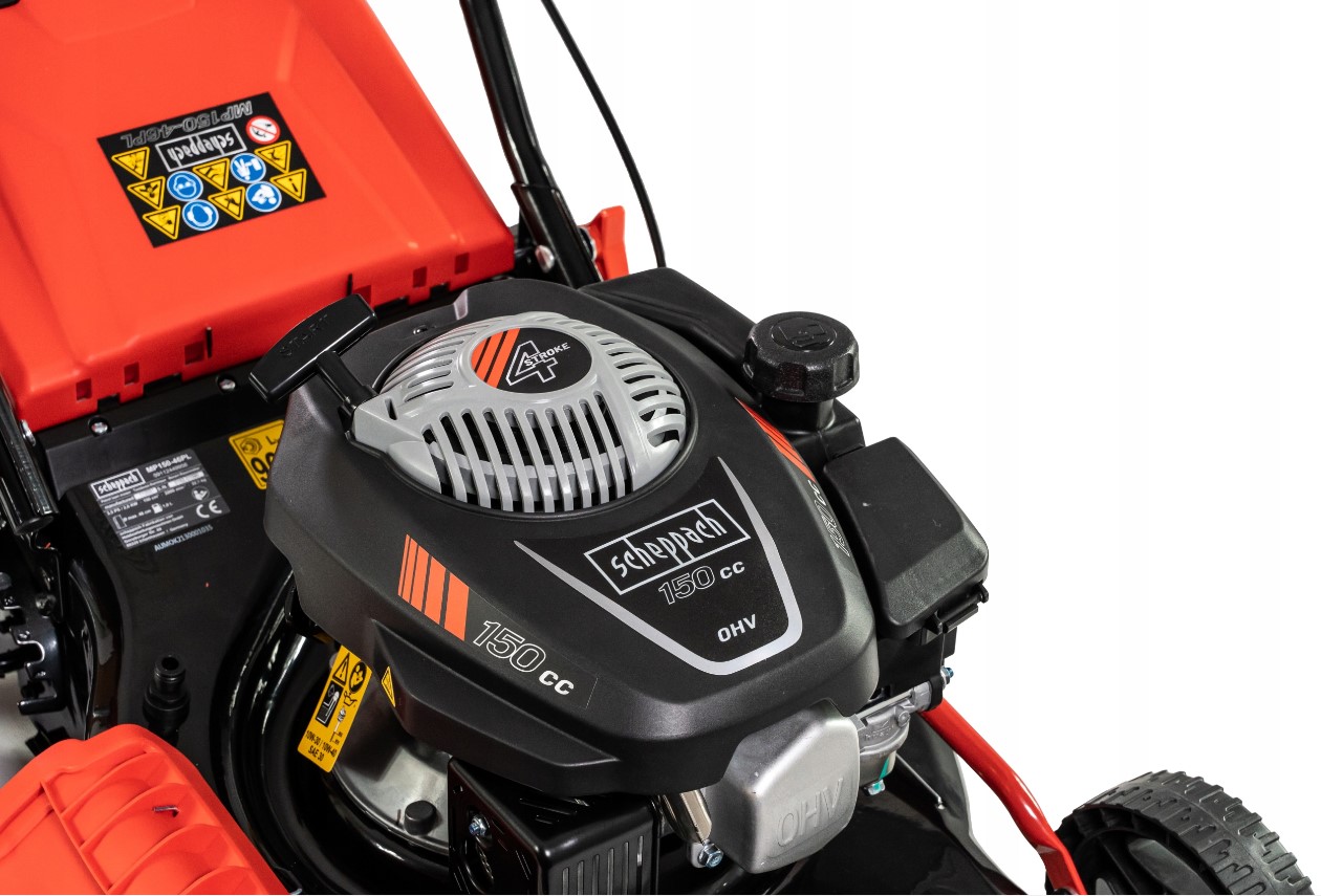 Mocna Kosiarka Spalinowa 46 cm 150 cm 2 Zapasowe Noże i Olej Kosiarkowy 1L Producent silnika Scheppach