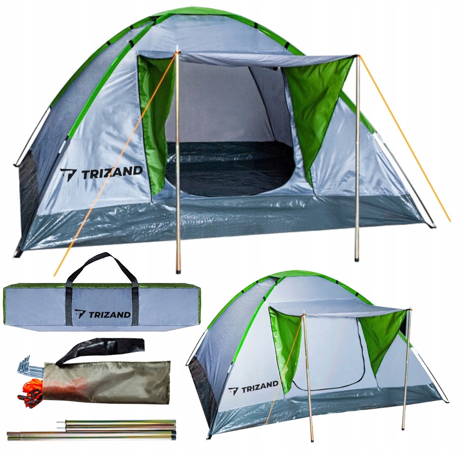 Stan Malatec pro 4 osoby, jednoplášťový, stříbrný, s ventilací