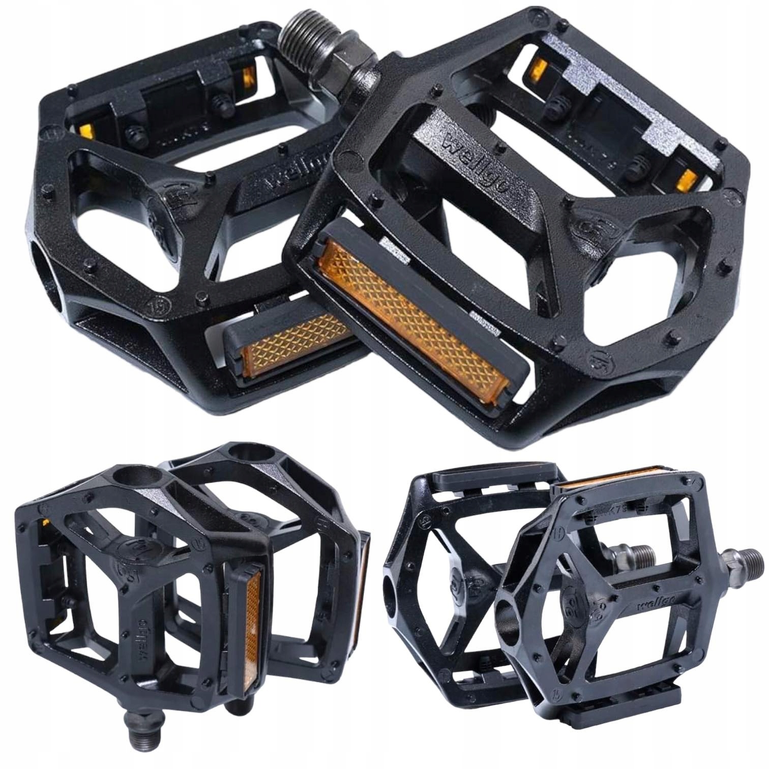 

Pedały Rowerowe Z Odblaskiem Platformowe Aluminium