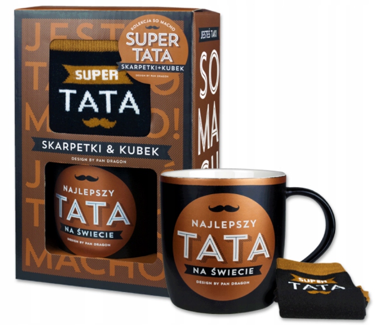 

Zestaw Kubek+skarpety Dla Taty Dzień Ojca