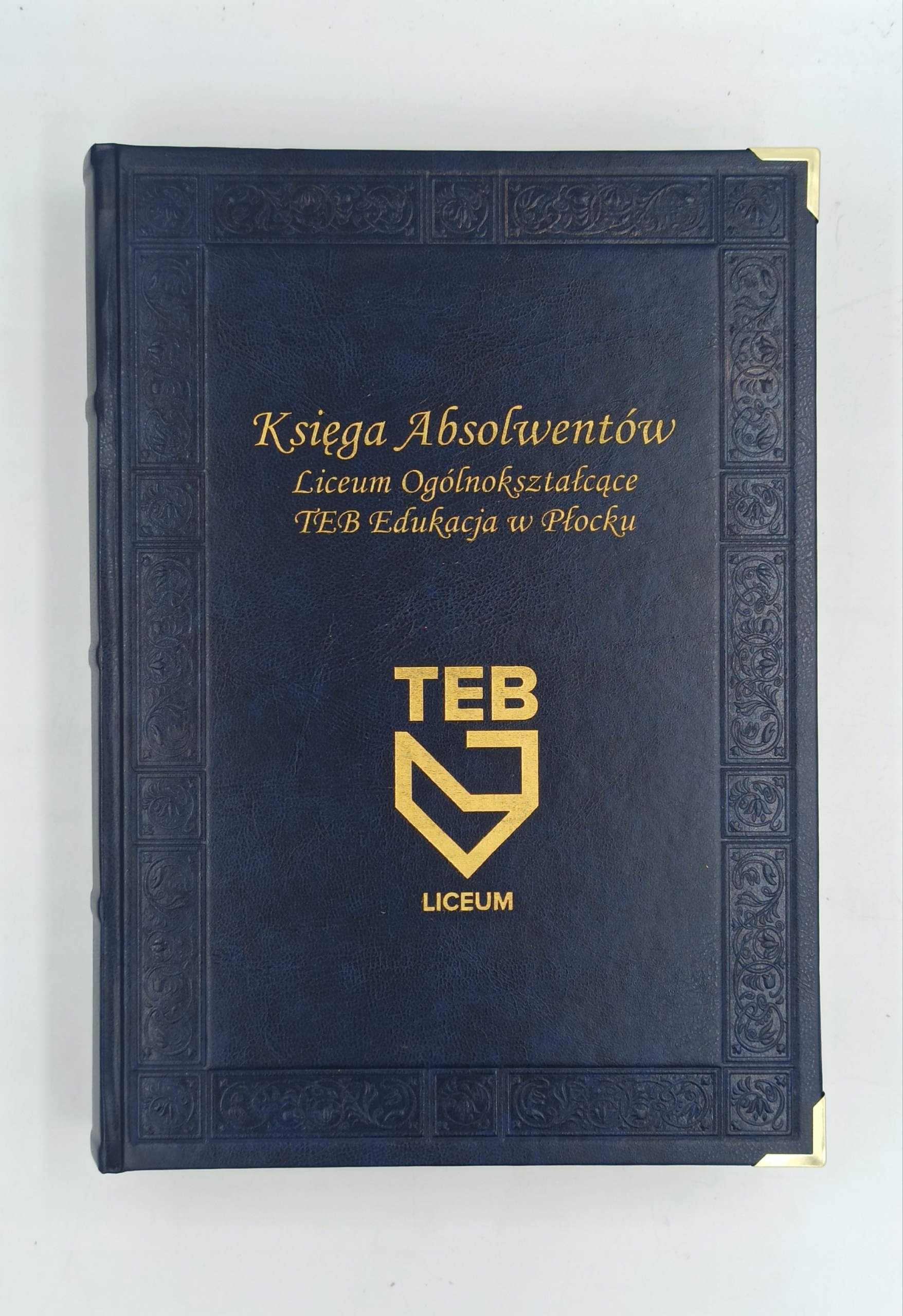 Ksiega Absolwentów, Kronika Szkolna A4 200 str. z dowolnym złotym nadrukiem