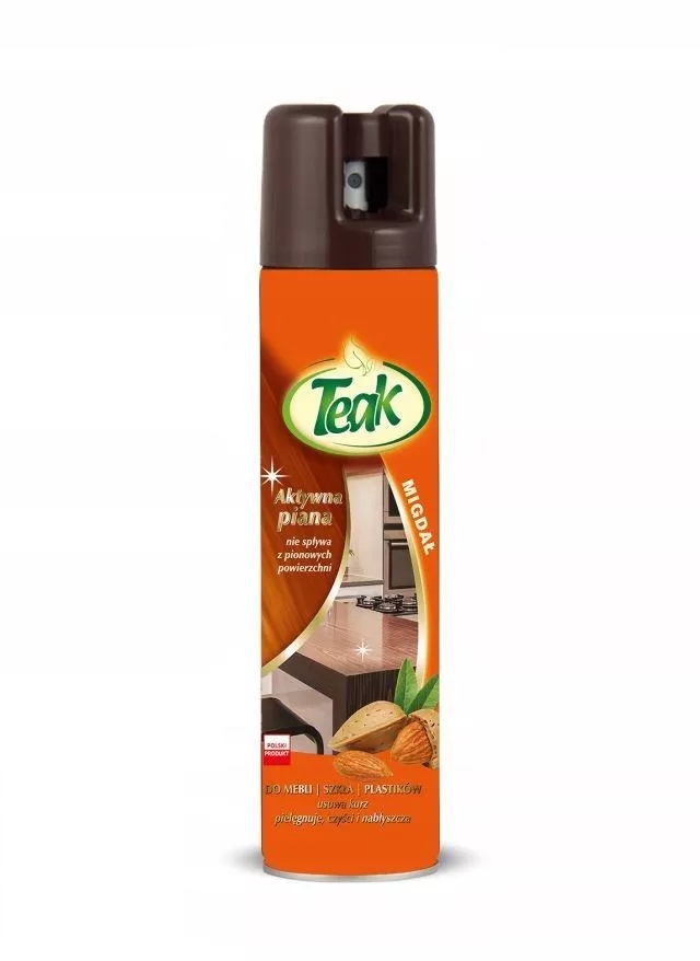 

Spray do drewna przeciw kurzowi Migdał Teak 300ml