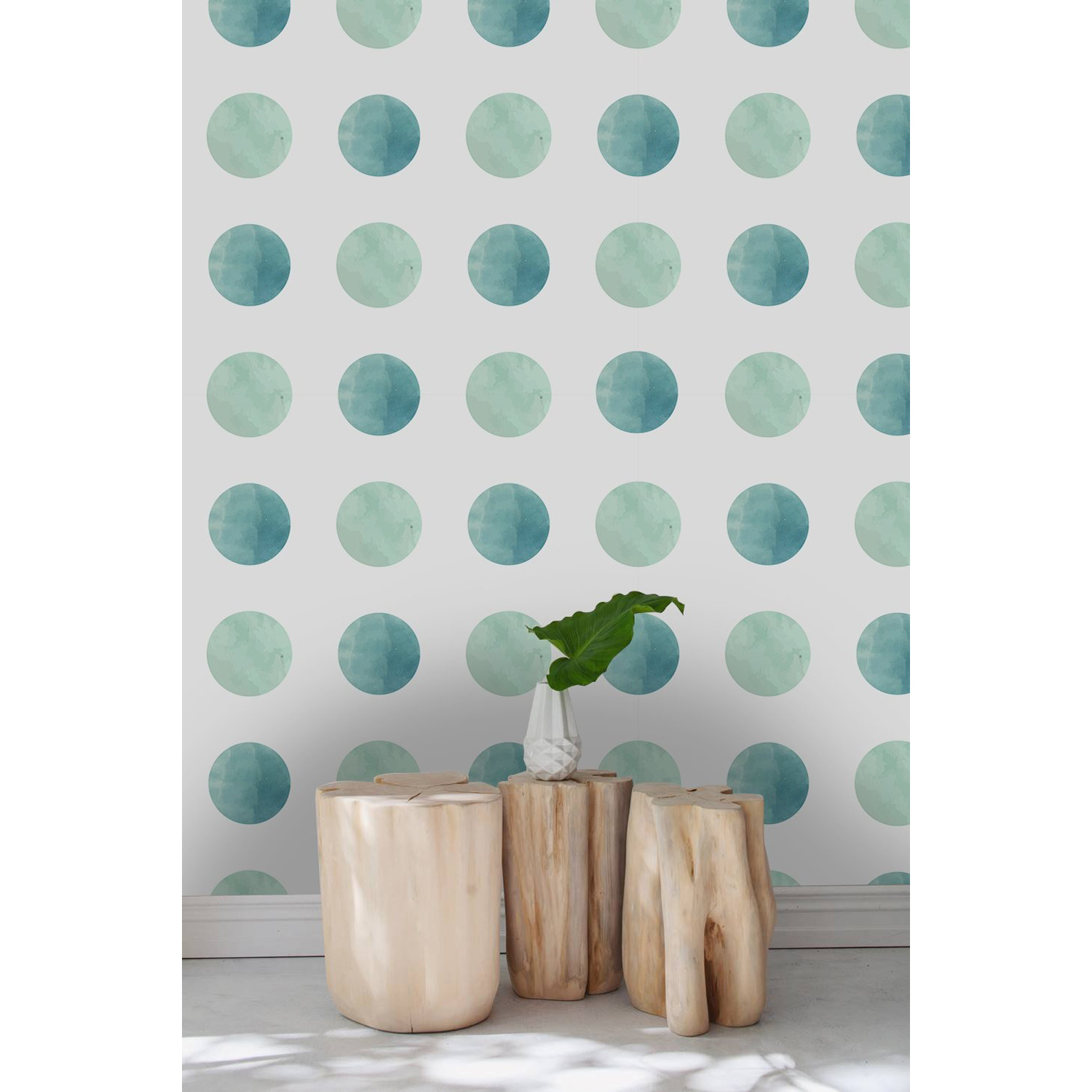 

Samoprzylepna fototapeta Akwarela kropki 290x290cm