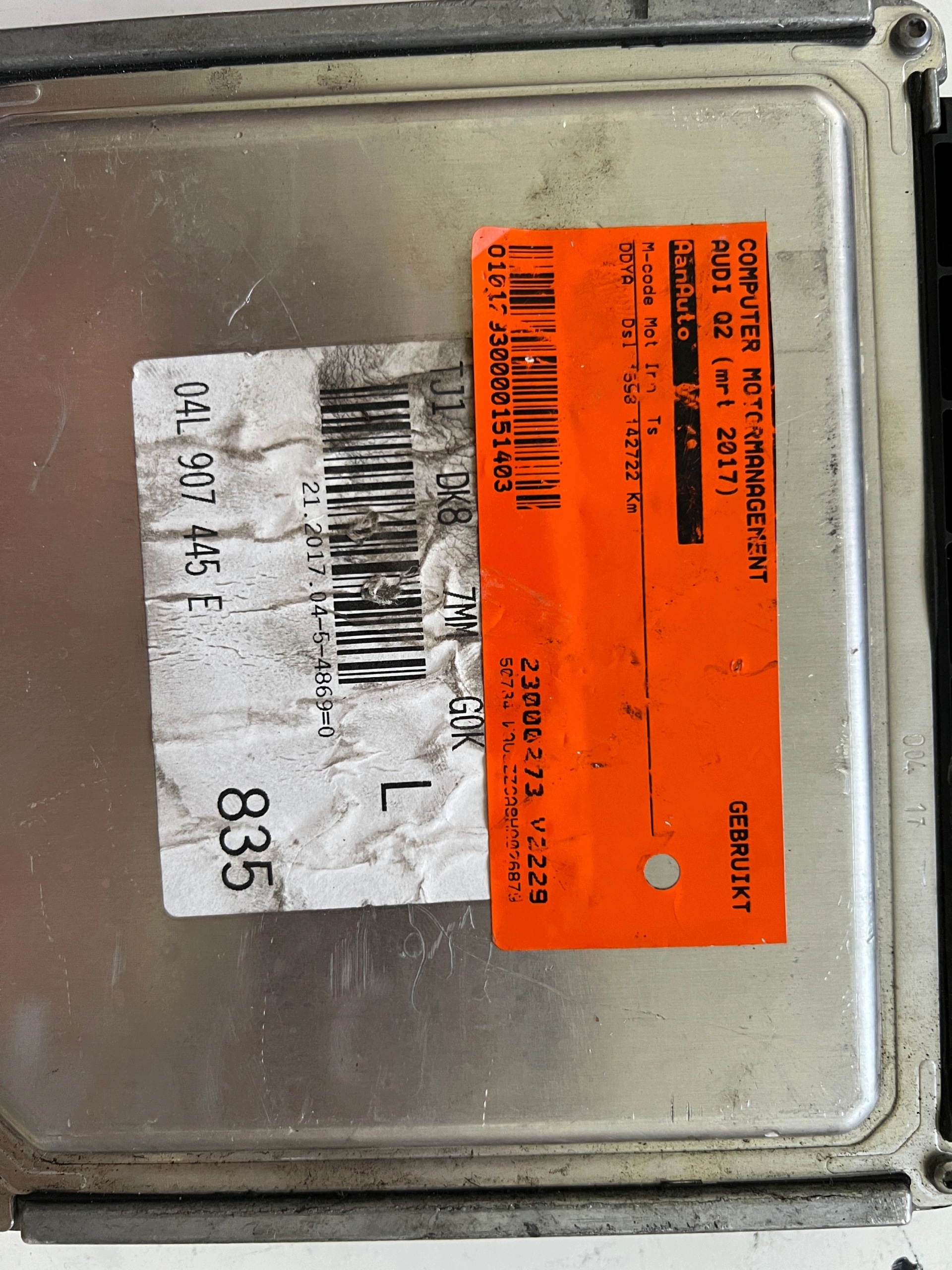 AUDI Q2 1.6 TDI DDYA 04L907445E 28499989 22005001 computer Originale