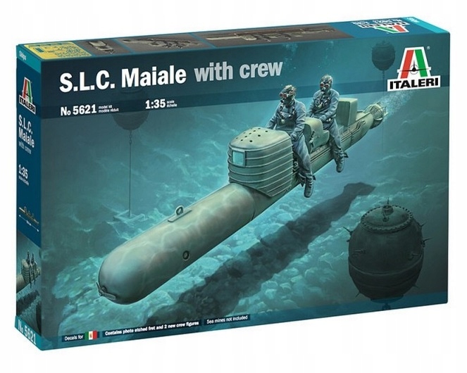 1:35 S.l.c. Maiale with crew italské živé torpédo