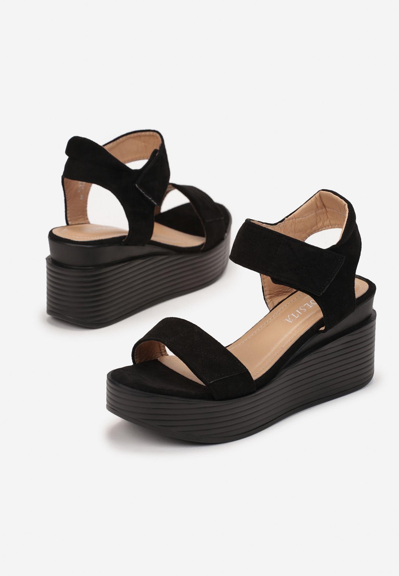 

Renee Czarne Sandały damskie 40 Casual