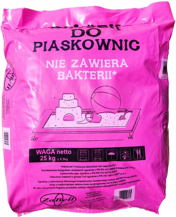 

Piasek Do Piaskownicy Z Atestem Przesiewany 25 Kg