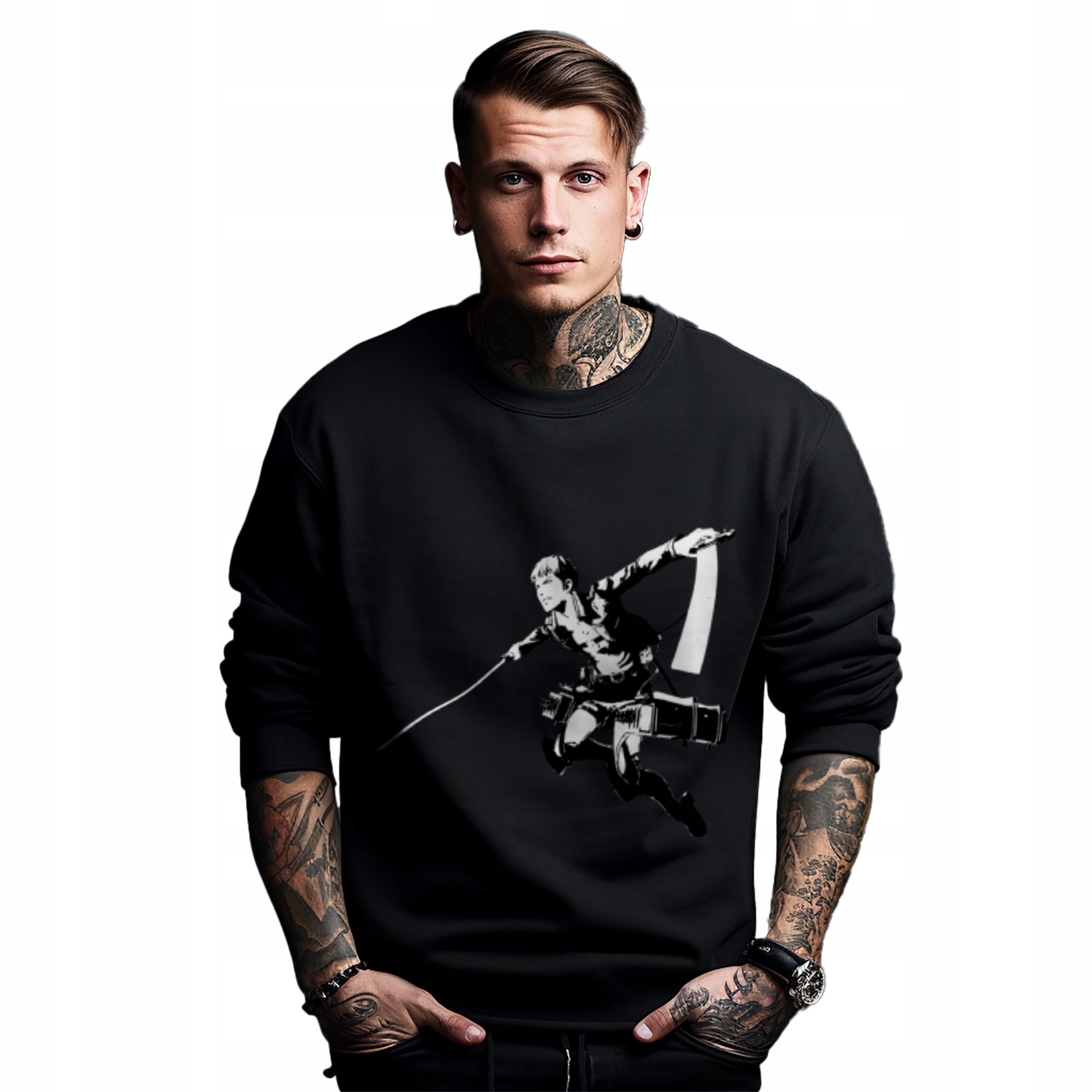 Mikina s potiskem Anime Attack on Titan