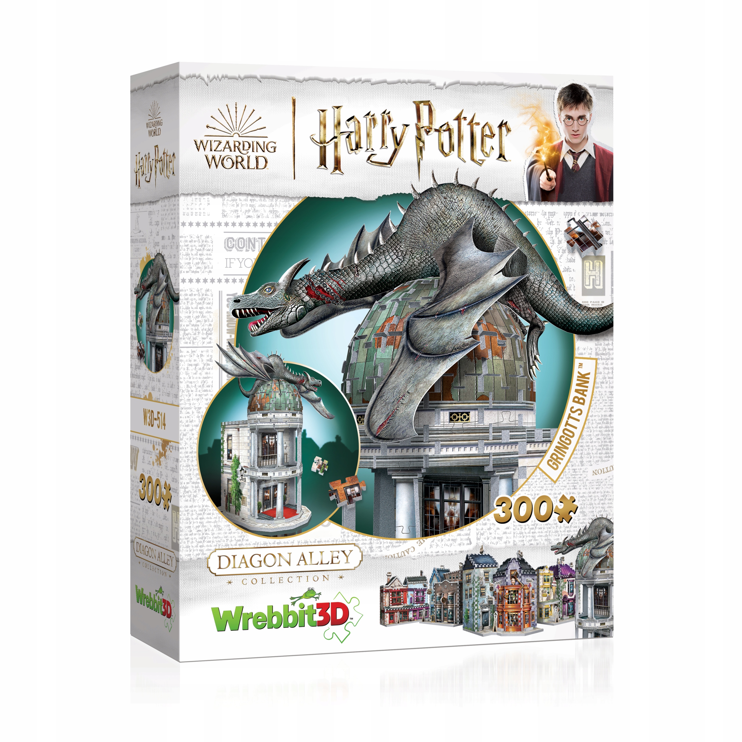 

Wrebbit Puzzle 3D Bank Gringota 300 sztuk