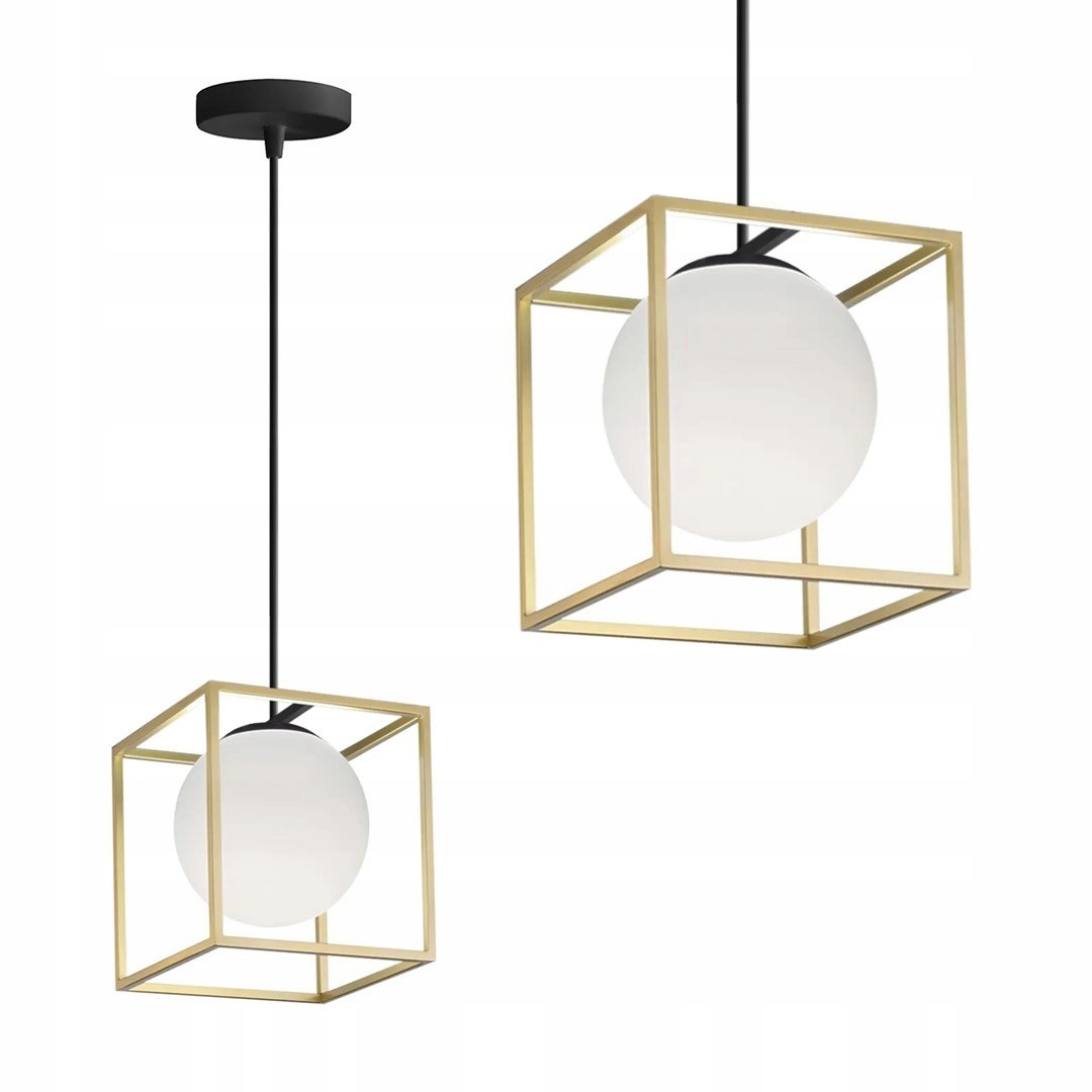 Lampa APP1165-1CP Gold/White