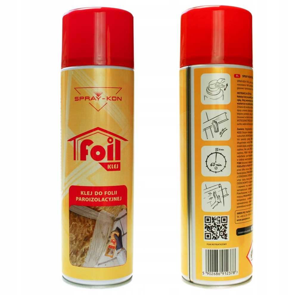 

Klej do Folii Paroizolacyjnej i Membran w Spray
