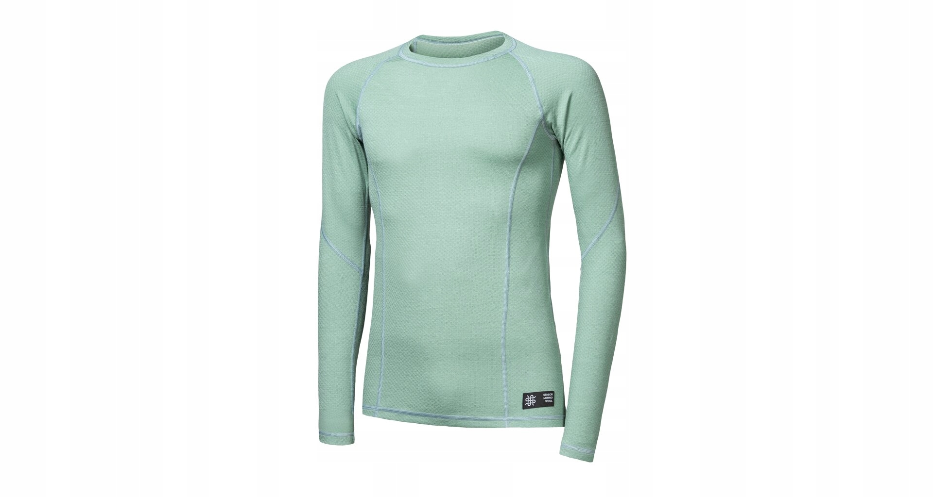 Sensor Merino Df Pánské Triko Dl.rukáv Basil Green Velikost S