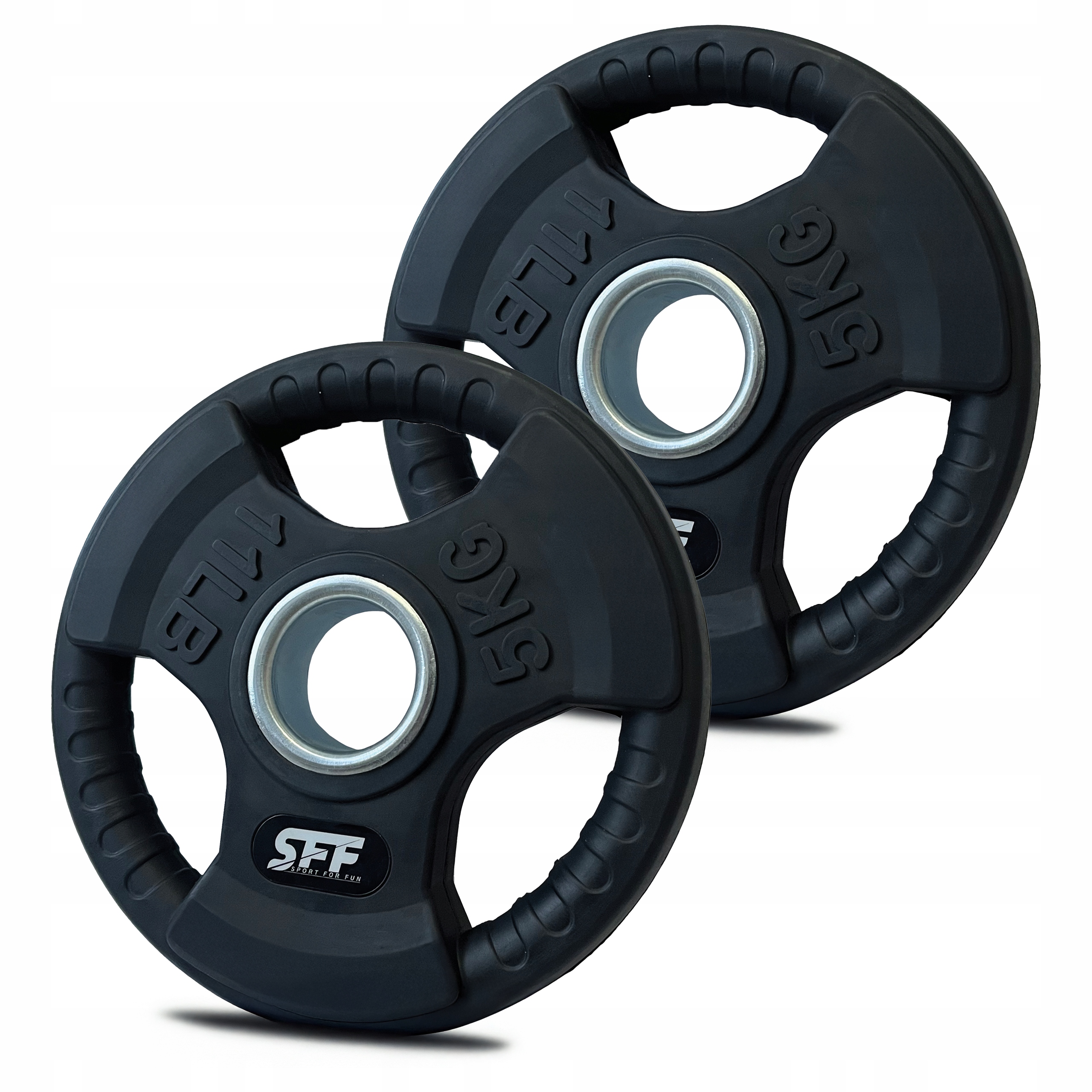 Obciążenie Olimpijskie Krążek 2x5KG Gumowane 51MM Wytrzymałe Łatwy chwyt