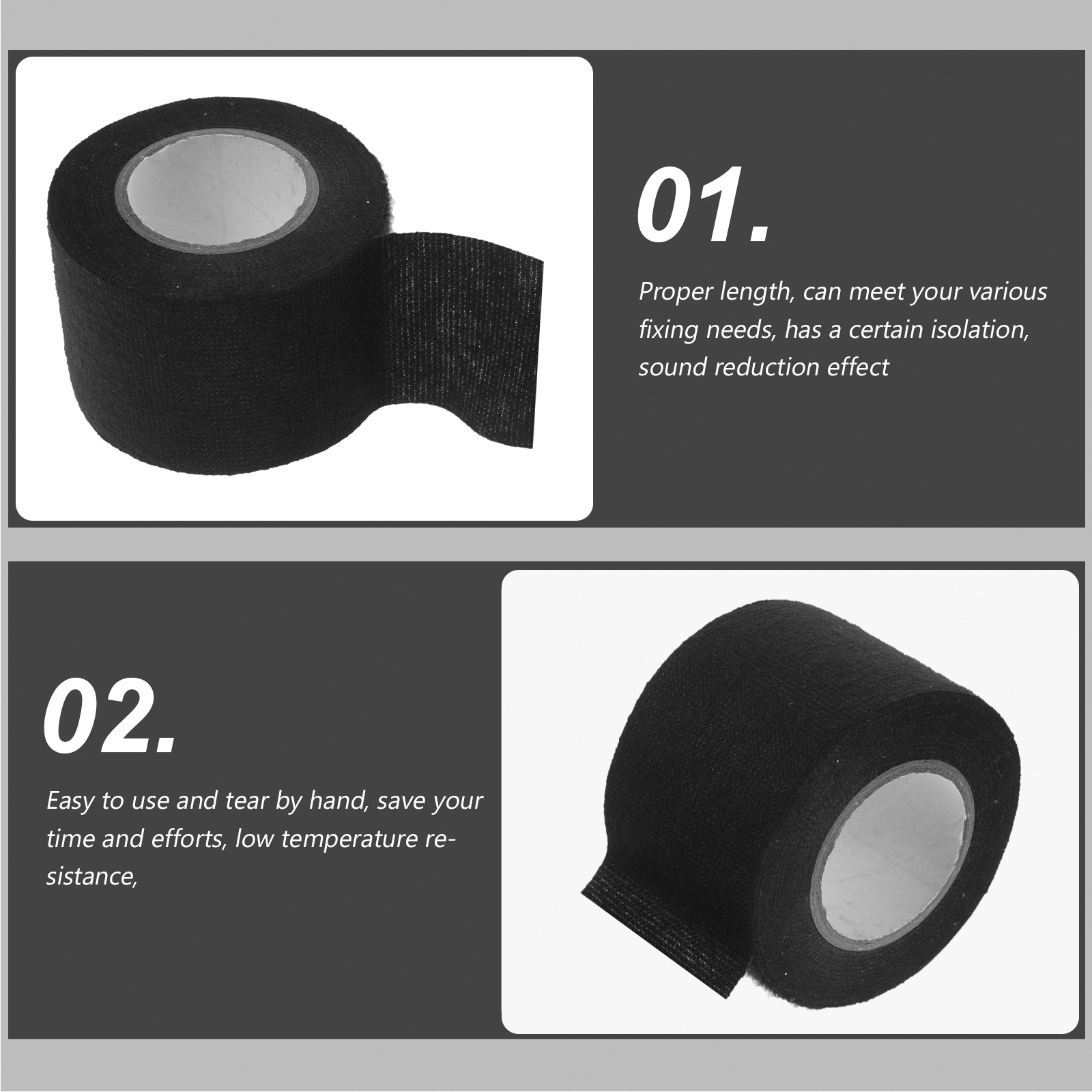 TAŚMA ELEKTRYCZNA Z TKANINY WIĄZKA PRZEWODÓW SAMOCHODOWYCH Typ inny klej