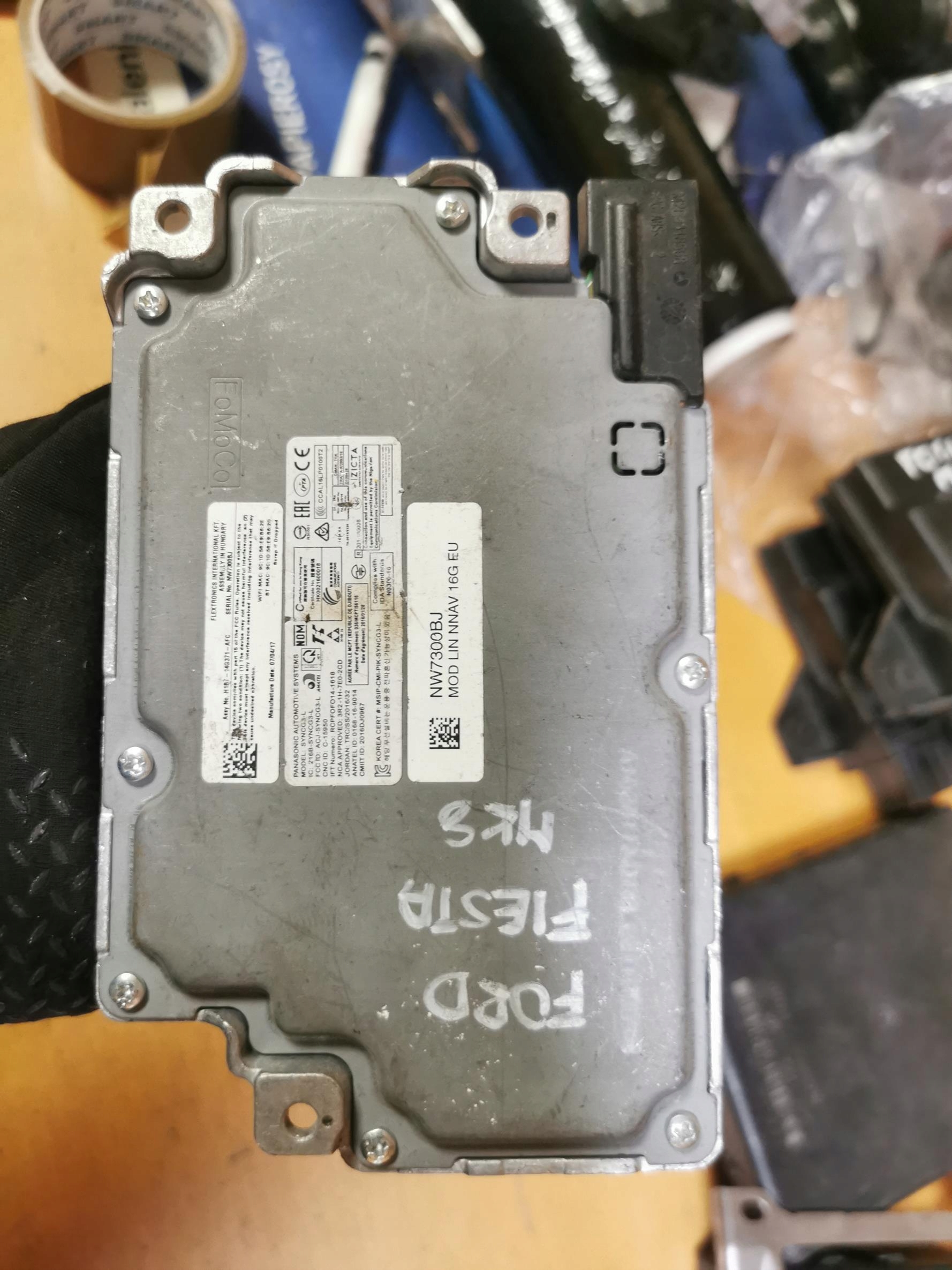 module navigation devices FORD FIESTA MK8 H1BT-14G371-AFC