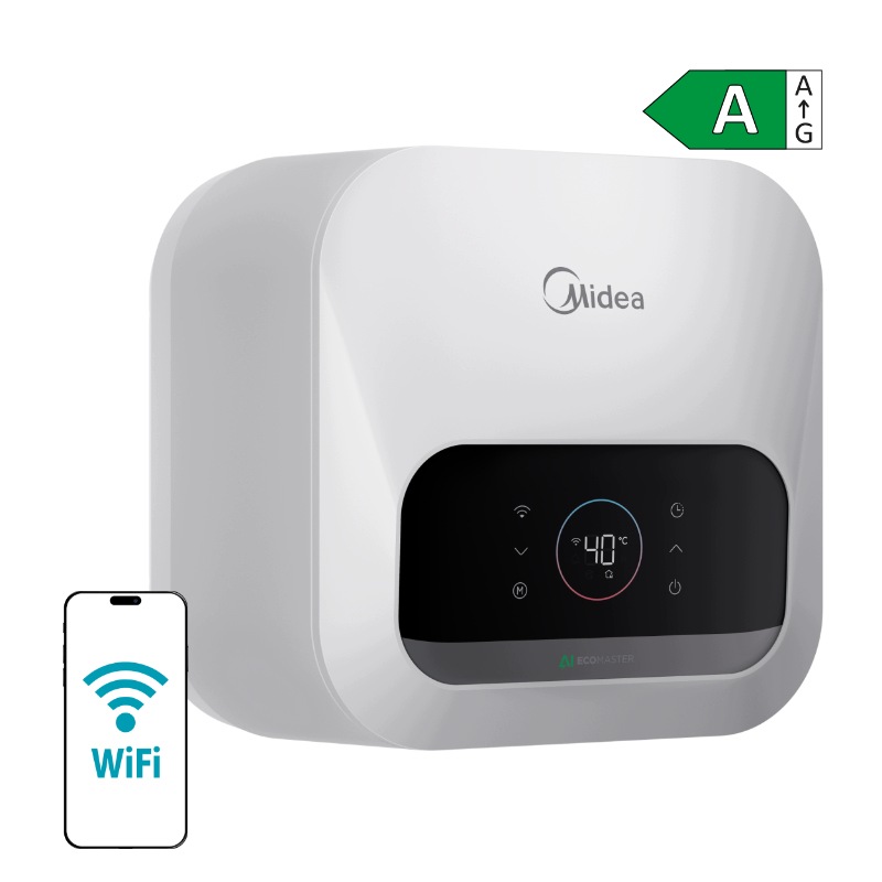 Bojler elektryczny 30L Midea WiFi 2000W podumywalkowy D30-20EVR-U