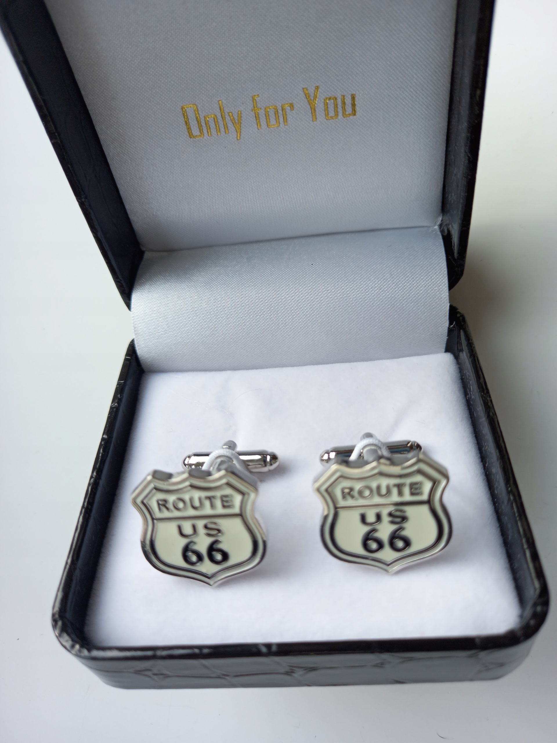 Manžetové knoflíčky na košili Route66, legenda z Usa