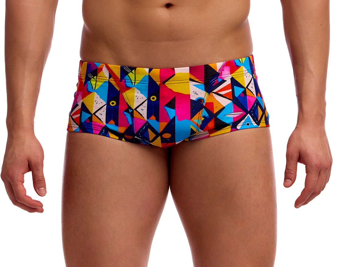 Plavky Funky Trunks Broken Blox pánské nápoje M (UK34)