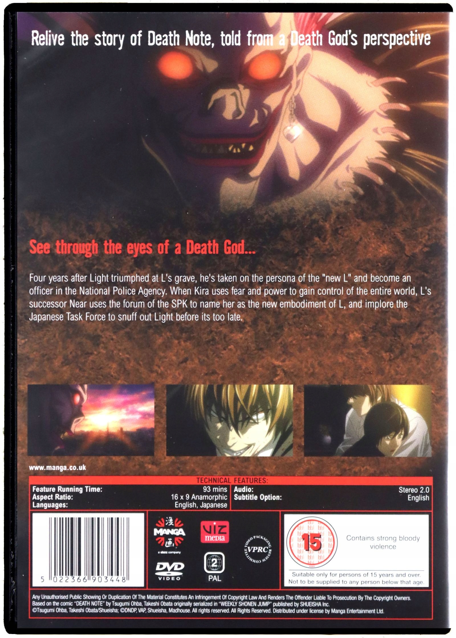 Death Note Relight LS Successors płyta DVD 17078472177