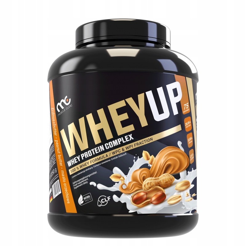 Muscle Clinic Whey Up 2250 g Wpc syrovátkový koncentrát čistý Top