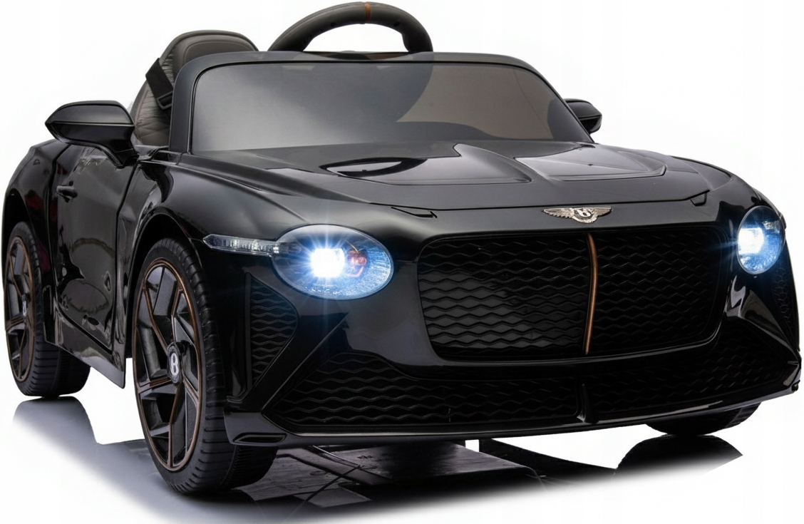 BENTLEY B 12V, кожаный салон, EVA, электромобиль на аккумуляторе, Bluetooth, светодиодная подсветка 12 В 7 Ач, пульт дистанционного управления.